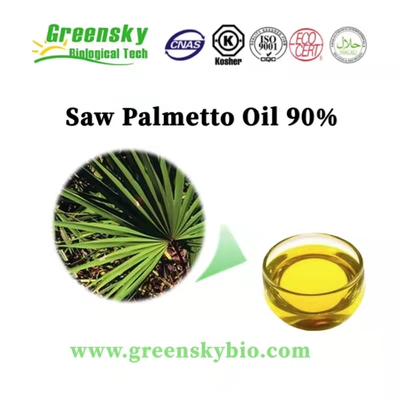 Natural Pure Saw Palmetto Oil 90% Plant Extract Health Food Herbal Extract Food Additive Food Supplement Serenoa Repens Fatty Acid