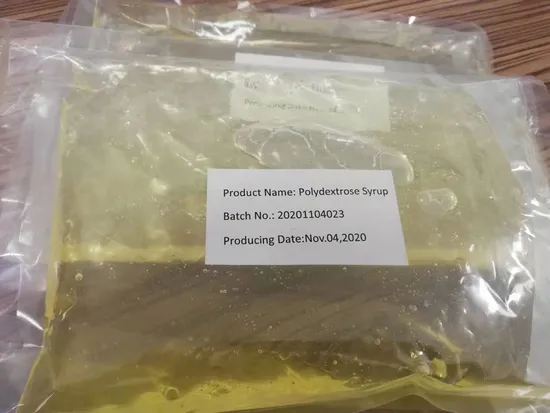 Dietary Fiber Functional Food Ingredient Polydextrose Syrup Polyglucan Liquid for Weight Control