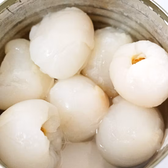 Canned Fruits Canned Sweet Lychee in Light/Heavy Syrup with Lithographed in Easy Open Green Tins -Best Product in Fujian